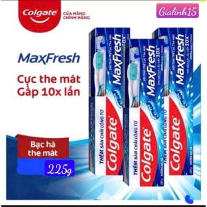 Kem đánh răng Colgate maxfresh Bạc Hà (3 cây x225g)