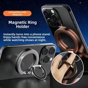 RQZN | Dual Suction Magnetic Phone Stand 360 Degree Rotation