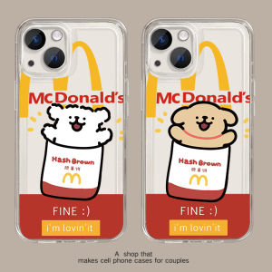 Couples Phone Case Any Model Line Dog Crispy Potato Strips Suitable for iPhone 17 pro Max Macbook Apple 16 Huawei 14 Luxury 13 Niche 12 Pair Xiaomi 15 pro