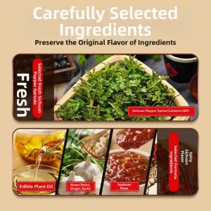 Fresh and Additive-Free Sichuan Pepper Shoot Sauce