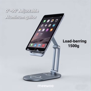 Meewoo Tablet Phone Stand for ipad Stand Aluminum alloy Foldable Adjustable Cell Phone Tablet Holder