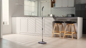 DISMI Electric Sweeper/Penyapu Listrik Sapu multifungsi Alat Sapu Lantai Sapu Otomatis/180°Memutar/Bersihkan tanpa sudut mati