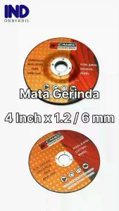 Mata Gerinda Camel 4 Inch x 1.2 / 6 mm 107x1.2x16 100x6x16 Batu Potong Poles Gurinda 4"x1.2 4"x 6