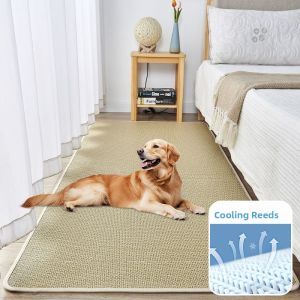 MONLEYTA | Pet Cooling Mat For Cats And Dogs Durable Chew Resistant Summer Ice Mat For Sleeping Temperature Regulation Pet Friendly