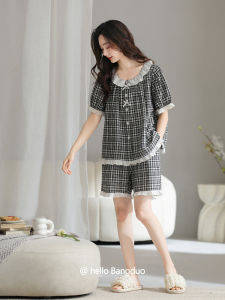 Áo Ngủ Vải Cotton Dệt Kim Mùa Hè Cho Nữ Áo Ngủ Cotton Nguyên Chất Áo Ngủ Mỏng Mùa Hè Áo Ngủ Mặc Ở Nhà Có Thể Mặc Ngoài Trời