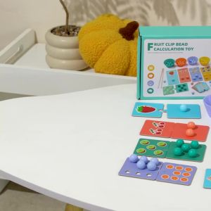 Trò Chơi Hạt Gỗ Kỹ Thuật Số Cho Trẻ Em - Đồ Chơi Giáo Dục Rèn Luyện Tư Duy Số Học & Sự Tập Trung Cho Trẻ Từ 3-6 Tuổi