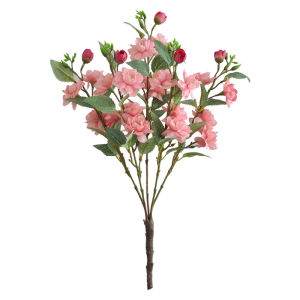 ช่อดอกไม้คาเมลเลียเทียมดอกไม้ปลอมBuket Pengantinของตกแต่งงานแต่งงานในบ้าน