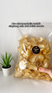 [DELISH SNACKS] Keripik Singkong Asin (Grosir) 250gr 500gr 1 KG / Snack Cemilan Grosiran Kiloan