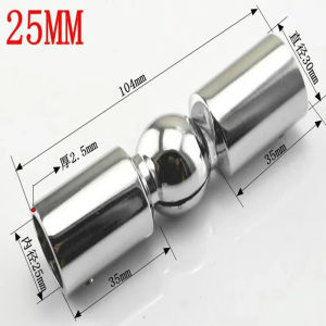 Kẹp Ống Bằng Thép Không Gỉ Kết Nối Khớp Nối Đa Năng 19/25mm Đầu Thanh Kẹp Kính Cố Định Cho Các Bộ Phận Phòng Tắm