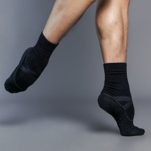 Elastic Fabric Dance Shoes Mens Soft Bottom Practice Ballet Shoes Cat Claw Shape Adult Physique Training Shoes