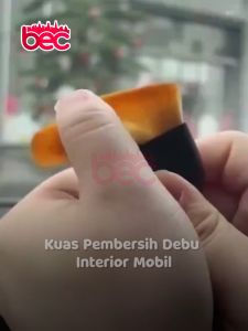 [BEC] Sikat Pembersih Interior Mobil | Kuas Bulu Mobil | Dust Removal Brush Gagang Pendek Bahan Nilon Kualitas Tinggi
