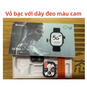 Đồng Hồ Thông Minh Microwear Ultra Ai3 S9 Với 180 °   Camera Xoay Google Play GPS WiFi Màn Hình AMOLED HD Gọi 4G Dành Cho Nam