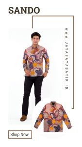 Jayabaya Batik Sando Katun Halus Furing Lengan Panjang