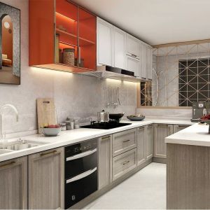 Quartz Easy-assembly Full-aluminum Multi-functional Storage Cabinet