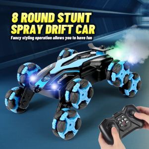 4WD Radio Control Stunt Car Gesture Induction Twisting Off-Road Vehicle Drift RC Toys With Light For Kids Children