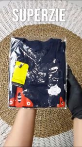 Baju Anak Laki-Laki Distro Motif Pesawat Plane Warna Navy Bahan Katun Premium 30S