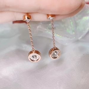 Her Jewellery Ophelia Dangling Earrings - Luxury Crystal Embellishments plated with 18K Gold