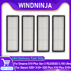 HEPA Filter For Dreame D10 Plus Gen 2 RLD32GD L10S Ultra For Xiaomi X10+ X10 Plus X20+ X20 Plus Mop 2 Ultra S10 Plus S10+ Vacuum