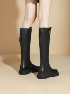 Josiny | Slimming Shorty-Friendly Fur-Lined Knight Boots