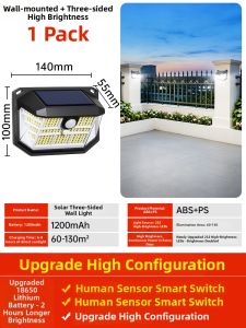 GEEK 3C | Solar Motion Sensor Wall Light