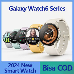 2024 Galaxy Watch6 New Bluetooth Smartwatch 47mm For IOS & Android - Full Touch Screen Phone Call IP68 Waterproof - for Sports Activity Calories Count Body Temperatur Monitor Monitor Detak Jantung Air Jam Tangan Pintar IP68 Jam Pintar Olahraga Watch5COD