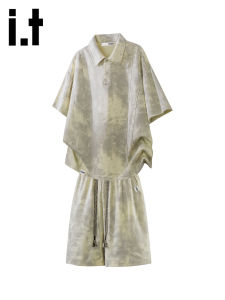 izzue | High Street Tie-Dye Set Short Sleeve Shorts