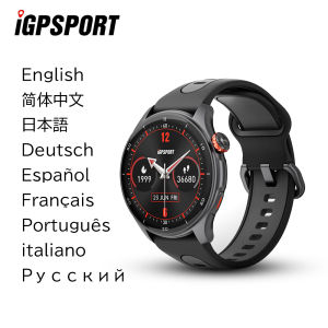 IGPSPORT LW10 Cycling Running Watch Sports GPS Location Route Navigation Calling Heart Rate Monitor AMOLED Screen Fitness Data