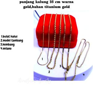 Kalung Anak Perempuan Anti Karat & Titanium Berkualitas