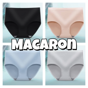 JMALL Macaron 4pc Seluar Dalam Wanita Kapas Bernafas Reka Bentuk Ringkas & Seluar Dalam PenuhSelesa