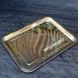 Khay Lò Nướng. Khay Hứng Mỡ Lò Nướng chất liệu inox