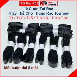 Túi Rác Thay Thế Cho Thùng Rác Townew T1 T1C T1S T Air T Air X T Air Lite dài 8 mét không bao gồm khay nhựa