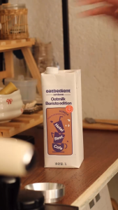 OATBEDIENT Artisan Barista Oat Milk 1L x12s (1 Case) | Plant-Based Non-Dairy Vegan Milk for Coffee Matcha & Milk Tea