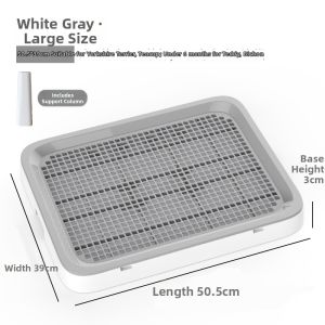 Hadassah | Universal Size Dog Urine Tray for Large Small Medium Dogs with Wall Male Dog Specific