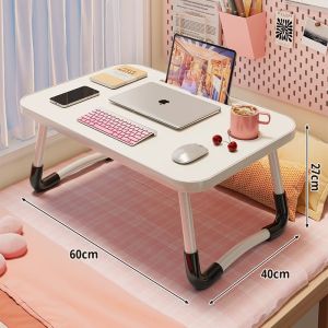WUBUWEI | Bàn Treo Gấp Điều Chỉnh Được Cho Sinh Viên Ký Túc Xá Màu Đen