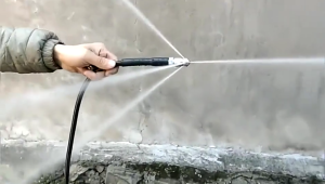 Sewer Jetter Nozzle 1/4 Sewer Dredging Cleaning Nozzle High Pressure Drain Pipe Cleaning Nozzle