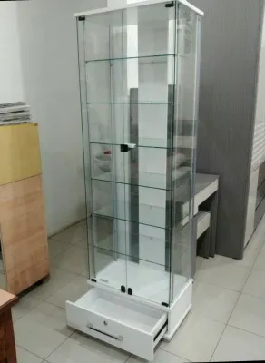 Lemari hias kaca lemari pajangan lemari etalase