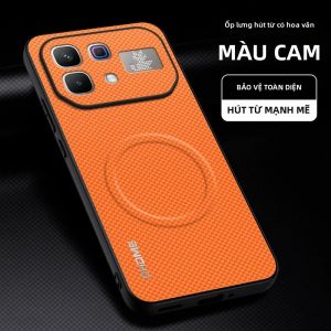Ốp Lưng Điện Thoại Infinix Note 60/60 Pro/60 Ultra Có Giá Đỡ Từ Tính Chất Liệu Silicon Bảo Vệ Toàn Diện Chống Vân Tay Chống Bụi Chống Trượt Họa Tiết Lưới