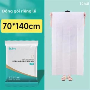 5/10 Chiếc Dùng Một Lần Khăn Tắm Cotton Dày Di Động Du Lịch Đi Biển Cho Khách Sạn Thẩm Mỹ Viện Bao Bì Độc Lập Đồ Tắm