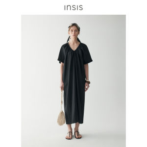 INSIS FEMME | Summer V-Neck Linen and Cotton Dress