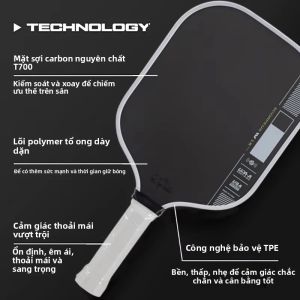 Vợt Cầu Lông Pickleball Scorpeus Pro IV 2025 Mới Mặt Vợt Sợi Carbon T700 Lõi Xốp TFP 14mm/16mm GEN 4 Với Thiết Kế Giáng Sinh Tora