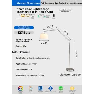 FANZHEN | Eye-Protecting Adjustable Floor Lamp