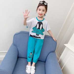 Setelan Anak Perempuan | Setelan Harian Anak | Setelan Kaos Anak Motif Duck