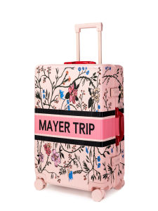MAYERTRIP New Flower Series Luggage Fashionable Womens Travel Suitcase with Universal Wheels Password Lock Hard Shell Bag