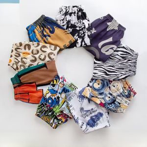 Childrens Anti-Mosquito Pants Summer Cotton Silk Thin Boy Ice Silk Girl Artificial Cotton Bloomers Baby Pajama Pants Pure Cotton