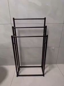 3 Layer Towel Rack Thickened Towel Rack Standing Clothes Drying Rack Towel Holder Organizers for Bathroom Balcony