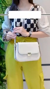 Tas Selempang Wanita Elegan JIMS HONEY ISABELLE - Desain Vintage Kulit Sintetis Warna Solid