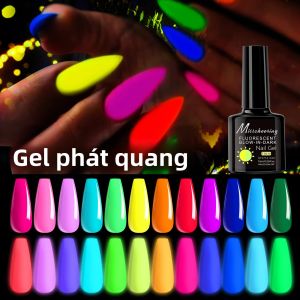 7.5ml Gel Sơn Móng Tay Phát Sáng Huỳnh Quang Trong Bóng Tối Neon Summer Ngâm Tẩy Sơn Móng Tay Bằng Tia Cực Tím Nghệ Thuật Làm Móng Bán Vĩnh Viễn
