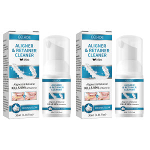 Denture Cleaner Effectively Remove Stains Eliminate Odors Reduce Bacterial Growth Fresh Mint Oral Care Whitening Denture Cleaner