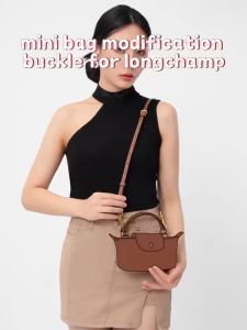 2pcs Handle Bag Strap Extender  kulit sambungan kait tali tasl LC Buckle Aksesoris Tali Tas