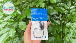 GLINK GLEX-002 Splitter 3.5mm สำหรับหูฟังหรือไมค์ - 1 ผู้ 2 เมีย สำหรับ Cable Audio Plugs สายแปลง ทางพร้อม 2 ทาง
